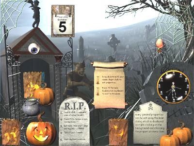 Creepy Halloween Screen Saver Screenshot